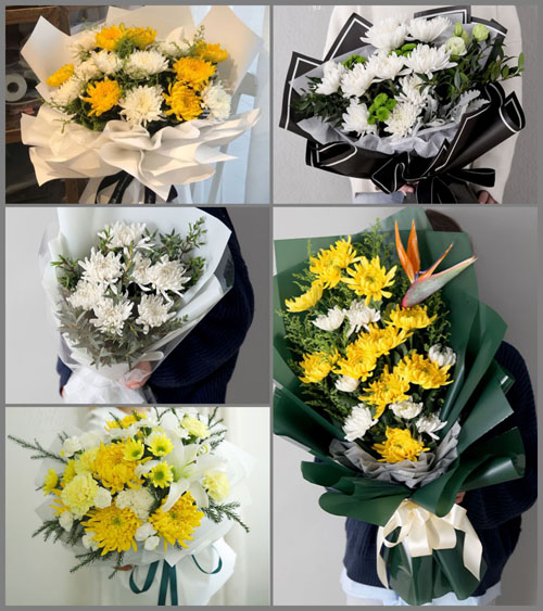 上海崇明区庙镇周河村白事花束代送
